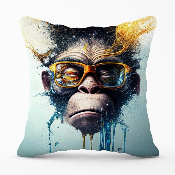 Warren Reed Monkey Splashart Cushions