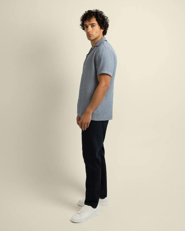 Larsson & Co Wray - Chevron Short Sleeve Shirt