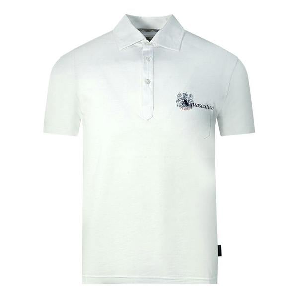 Aquascutum Unisex Adult Aldis London Logo Polo Shirt - White - 