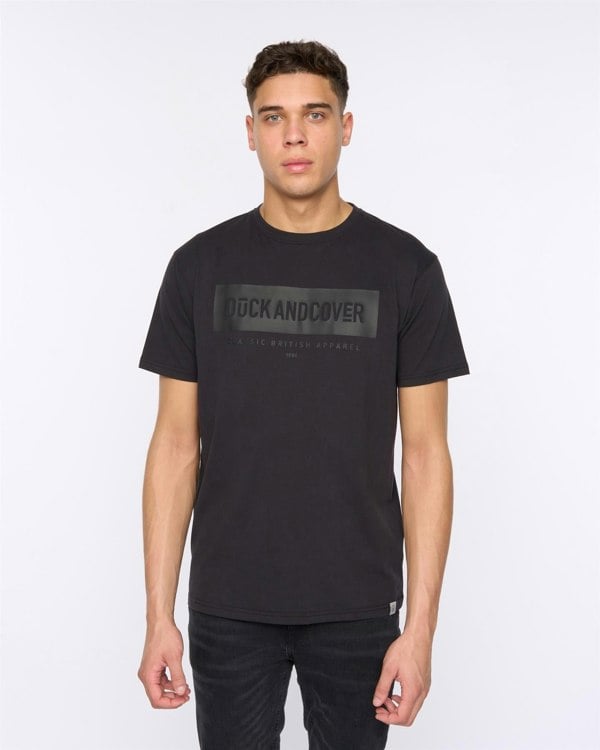 Duck and Cover Chatts T-Shirt - Black