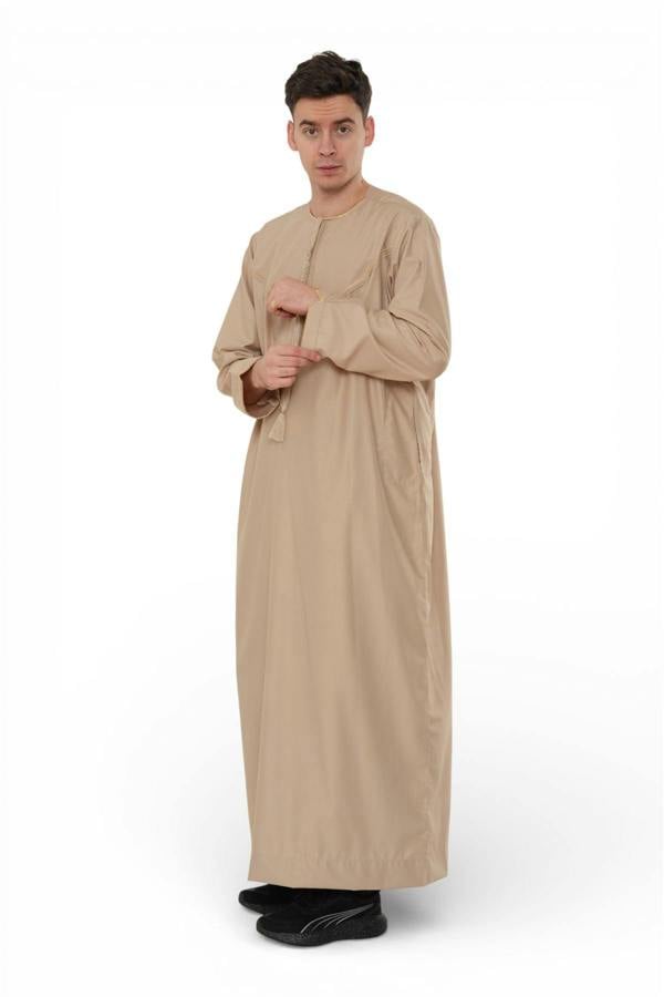 Infinity Leather Men's Ramadan Moroccan Jubba Robe Djellaba Eid Thobe - TT-007