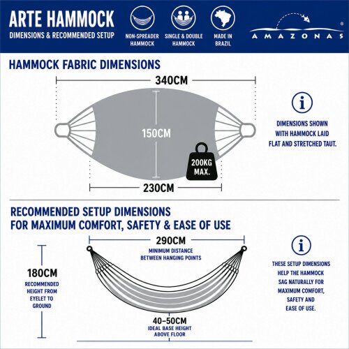 Amazonas Arte Blue Hammock