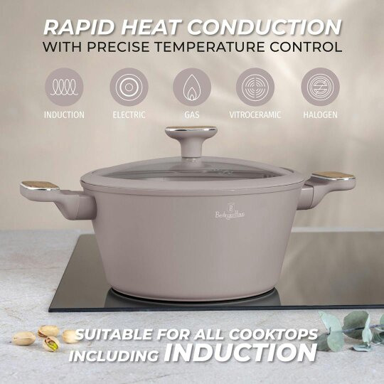 Berlinger Haus Casserole 24 cm  Berlinger Haus BH8339 | Taupe Nordic
