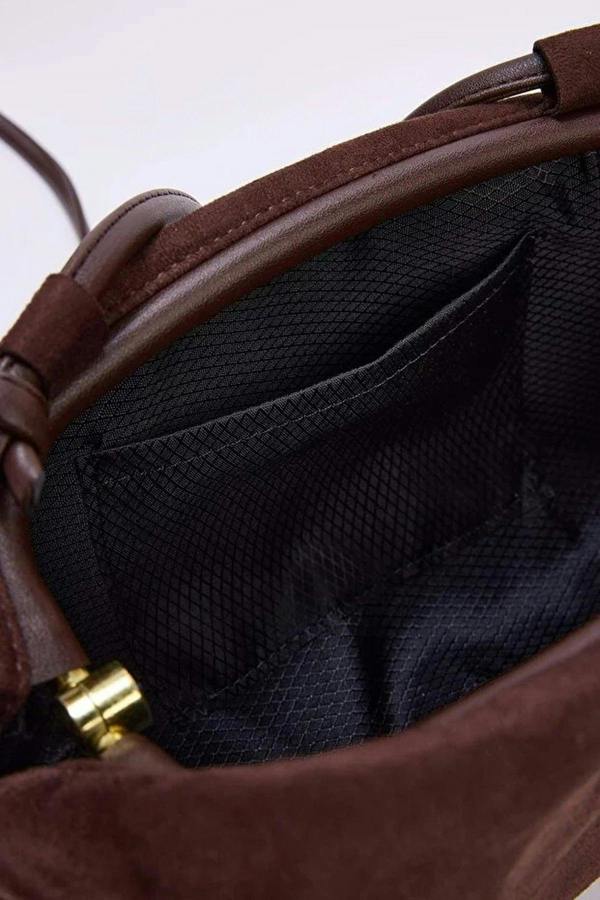 WOVCOR Suede Magnetic Clasp Women's Shoulder Bag