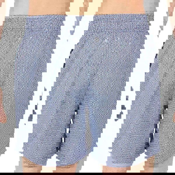 Hom Topaz Swim Shorts, Navy / White