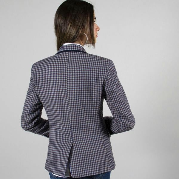 CALIFORNIA DOGTOOTH WOMENS JACKET - Premium Men's Patterned Shirt by Claudio Lugli | Bold Design, Tailored Fit, Best Printed Shirts
