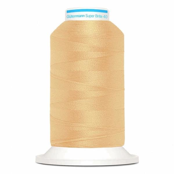 Gutermann Super Brite Polyester 40 Embroidery Thread 1000m Polyester Thread Suitable For Embroidery