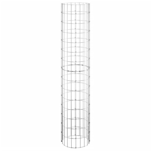 Berkfield Circular Gabion Raised Beds 3 pcs Galvanised Steel 30x150 cm