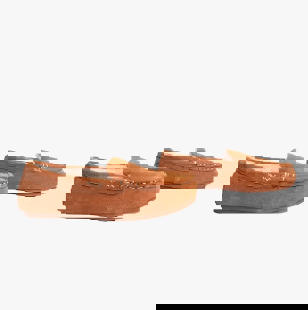 Hush Puppies ANNIE MOCASSIN Classic Womens Slippers Tan