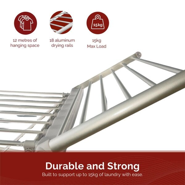 Rediffusion Winged Heated Clothes Airer