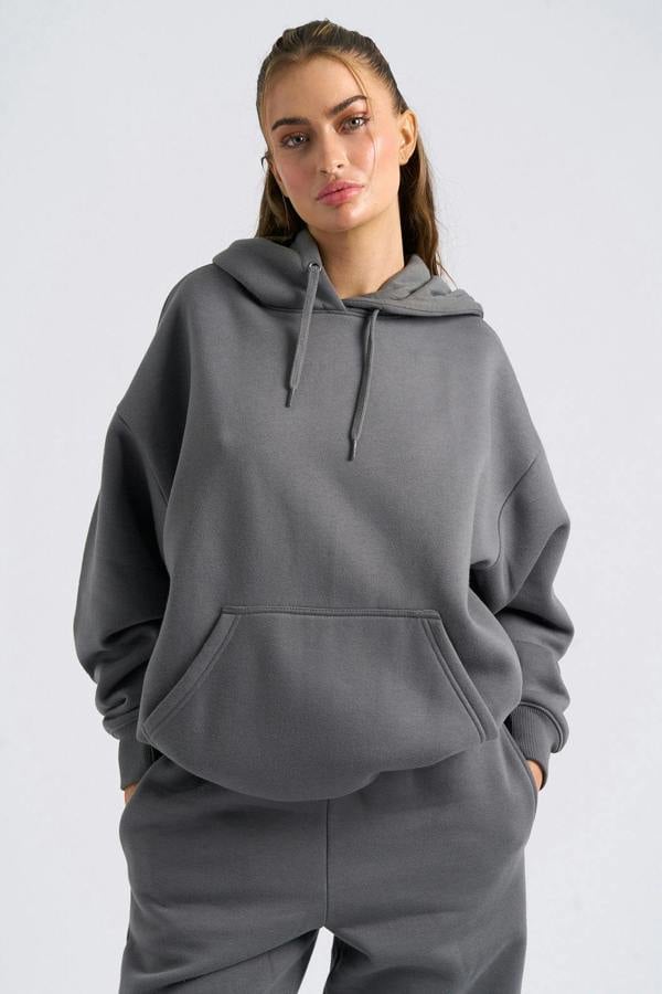 Urban Bliss Charcoal Oversized Hoodie