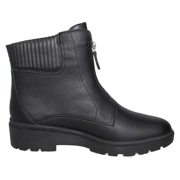 Clarks Ladies Clarks Lightweight Front Zip Low Heel Casual Ankle Boots Calla Zip