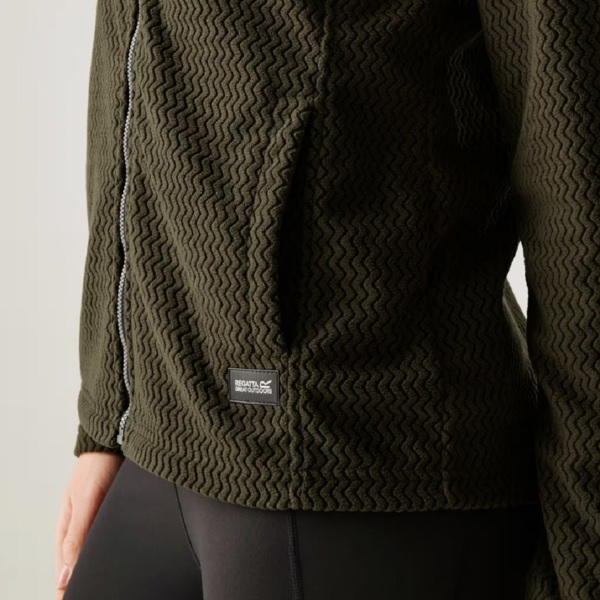 Regatta Womens Heidy Full Zip Fleece - Dark Khaki