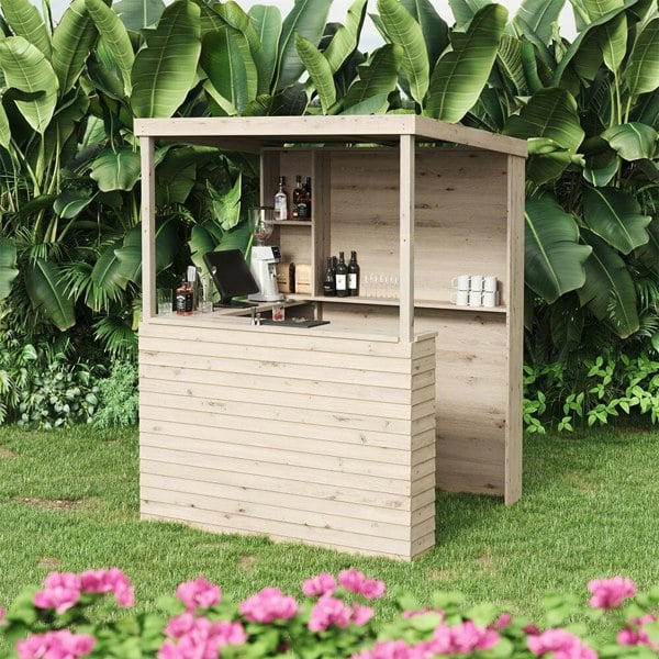 Outdoor Solid Wood Garden Bar Garden Bars Living and Home