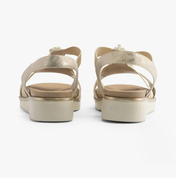 Rieker V3788-60 Womens Sandals - Beige