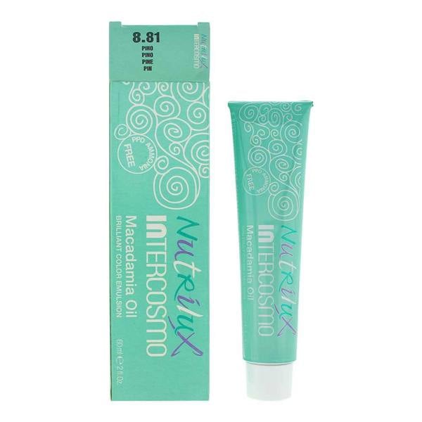 Intercosmo Nutrilux Macadamia Oil 8.81 Pine Hair Colour 60ml