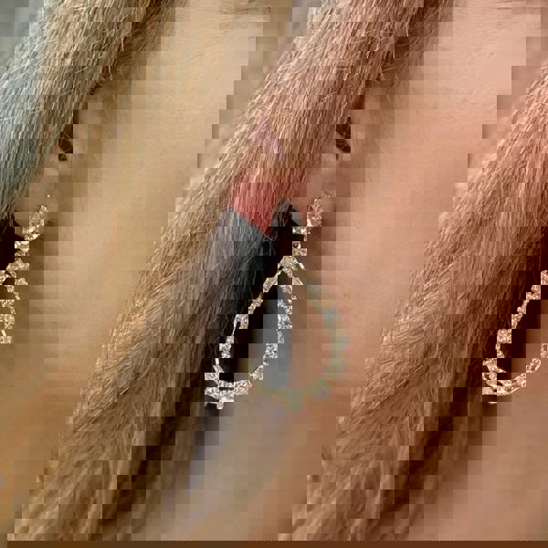 teardrop earrings statement earrings gold