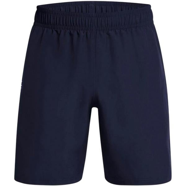 Under Armour Mens Wordmarks Woven Tech Shorts - Academy Blue/White - 