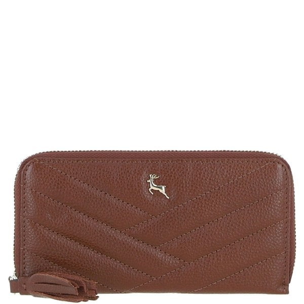 Luxury Real Leather RFID-Protected Purse: 32049