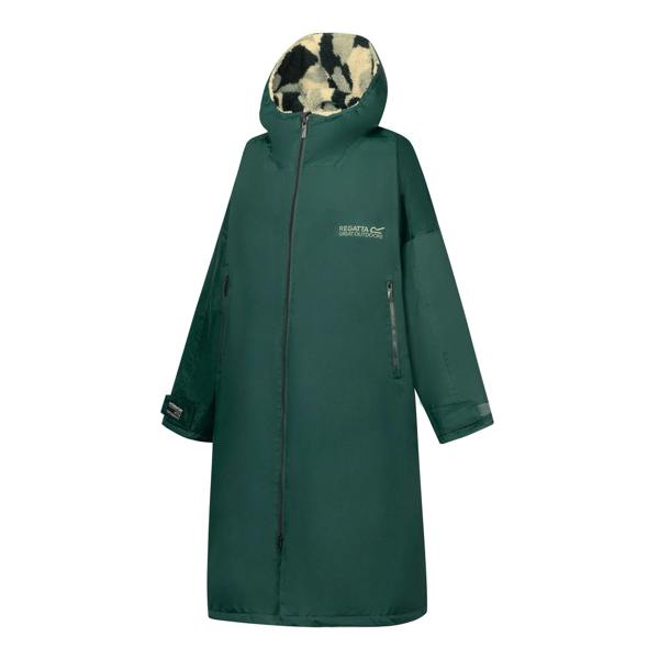 Regatta Unisex Adult Brush Stroke Changing Robe - Deep Pine - 