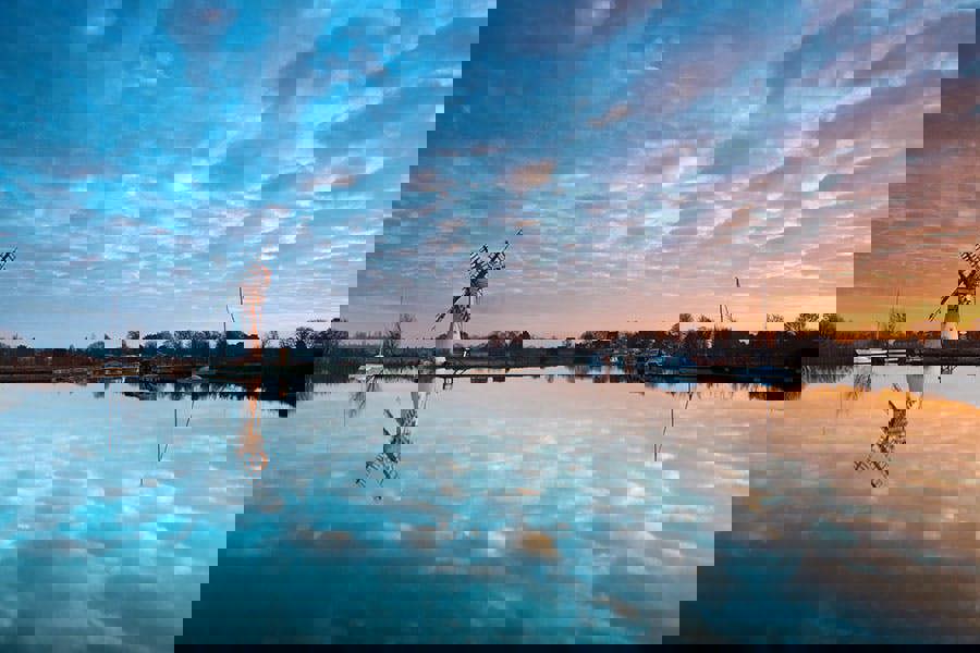 Norfolk Broads Thurne Mill art print