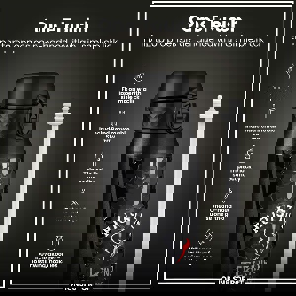 ION8 NFL x ION8 Insulated Steel Water Bottle, NFL Texans, 750ml (24oz)