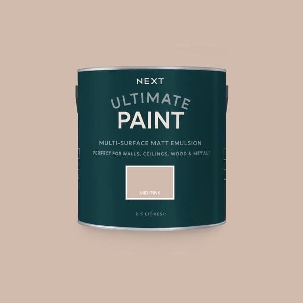 Next Mid Pink Mixed To Order Ultimate Paint 2.5L