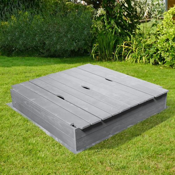 Soulet Sandpit with Folding Benches 120 x 120cm
