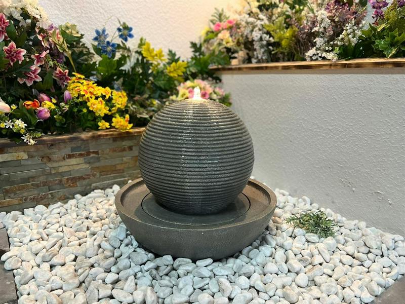 Tranquillity Water Features Radiant Sphere Modern Water Feature