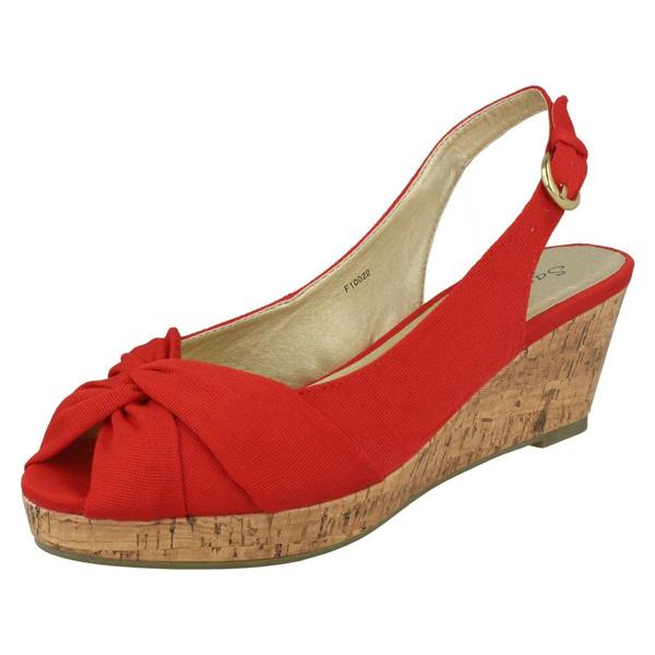 Savannah Ladies Savannah Mid Wedge Sandals