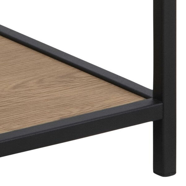 Wyld Haus El Paso Black and Wild Oak Bedside Table 1 Drawer