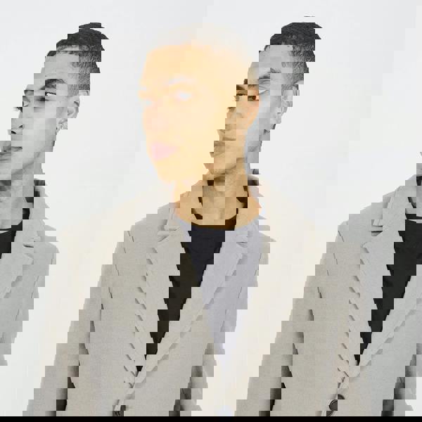 Brave Soul Beige Single Breasted Formal Coat - Beige Image 4