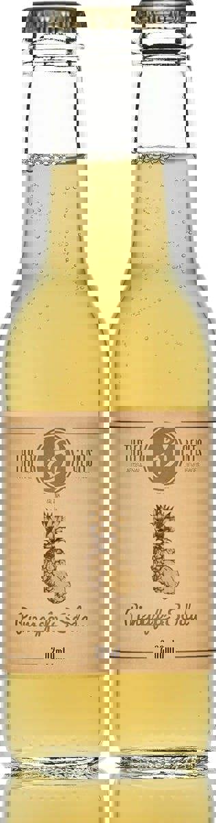 Three Cents - Pineapple Soda - 200ml - Pack of 24 Bottles