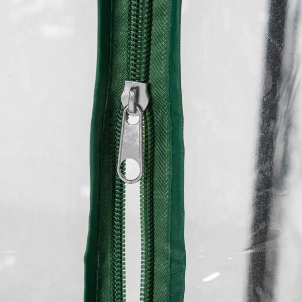 Dyzi 100x50x150cm Walk-In Greenhouse Steel Frame PVC Cover Green