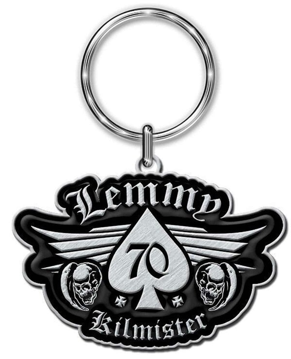 Lemmy Keyring Kilmister 70 Logo Keychain