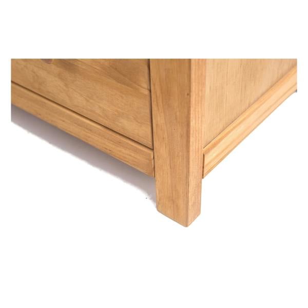 Cabinet Bits Lugo 3 Drawer Desk - Dressing Table Brass Drop Handle