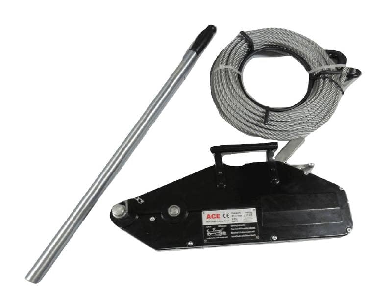 Wire Rope Pulling Hoist Winch 1600KG (ACE 1.6T Lifting 2.5T Puller with 20M Rope)