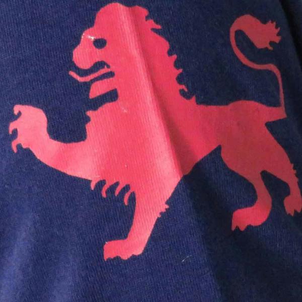 Classic England Rugby T-Shirt Triple Blue Navy Tiger
