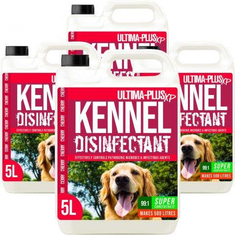 Ultima Plus XP ULTIMA-PLUS XP Kennel Kleen - Disinfectant, Cleaner, Sanitiser & Deodoriser - Concentrated Formula Kennel Cleaner 20L Cherry