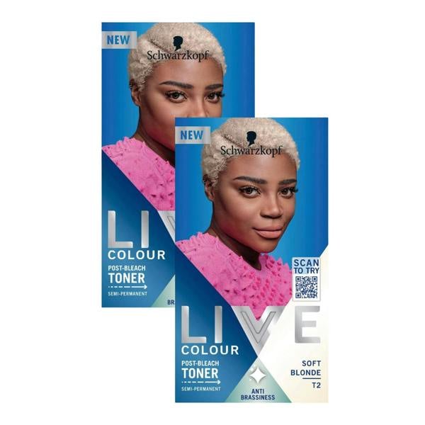 Schwarzkopf Live Soft Blonde T2 x2