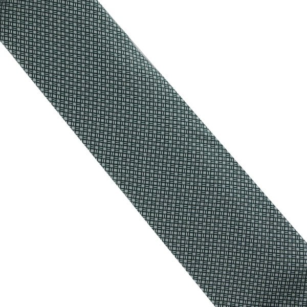 Dunhill grid patterned luxurious silk and cotton blend tie