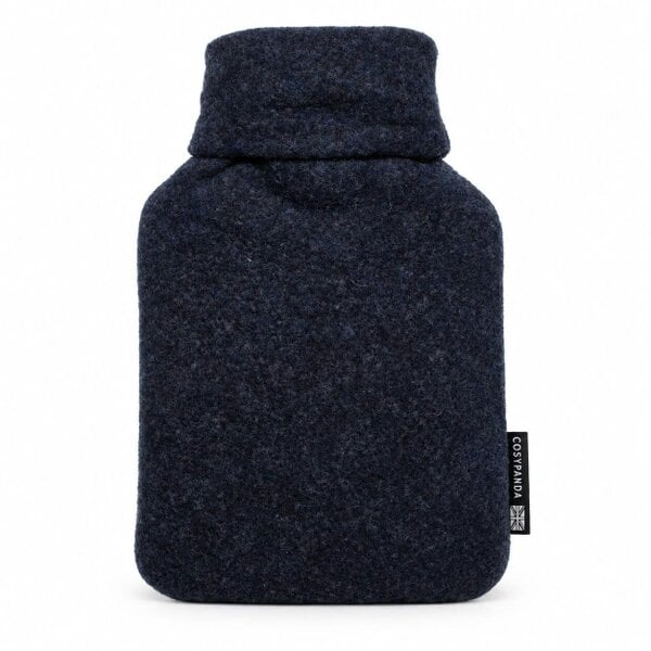 CosyPanda Navy Merino Wool 2 Litre Hot Water Bottle