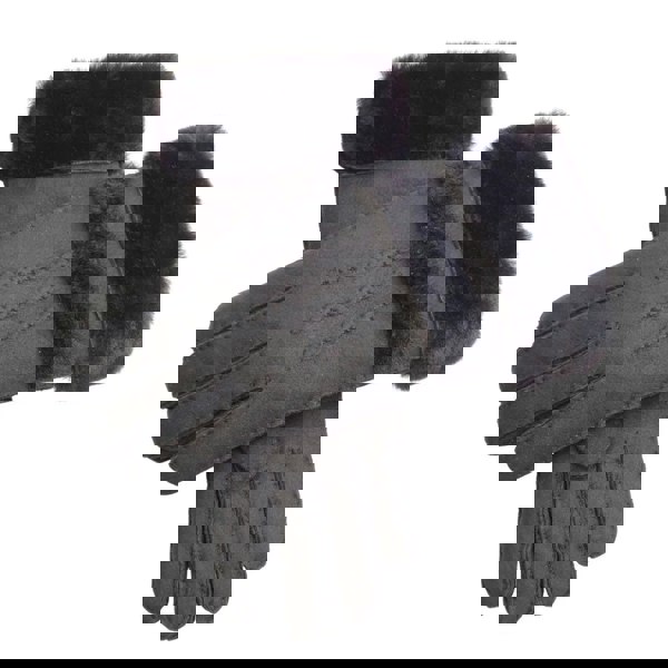 Infinity Leather Women’s Plush Cuff Suede Leather Gloves