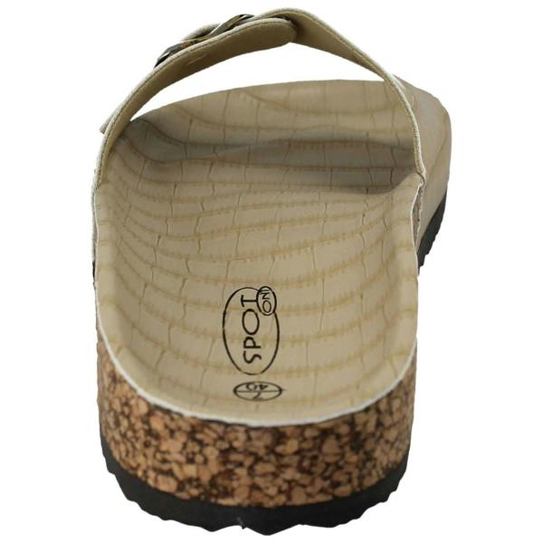 Spot On Ladies Spot On Open Toe Slip On Mule