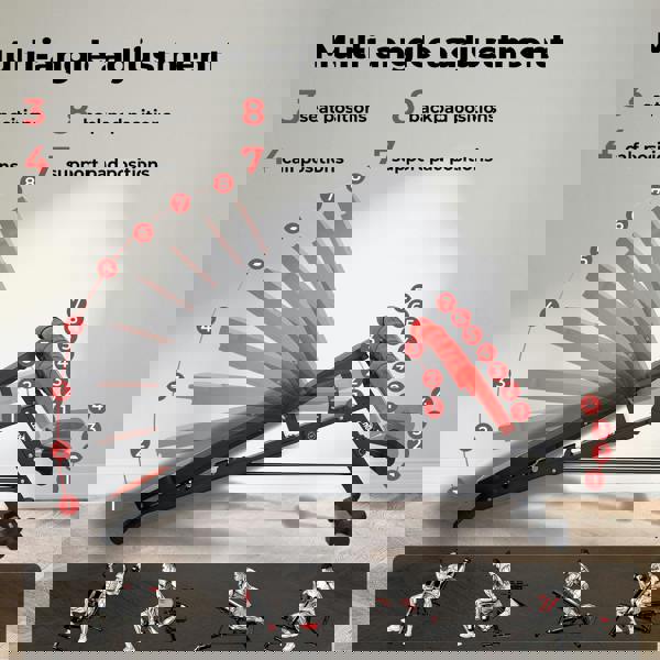 Centra Weight Bench Adjustable Foldable Strength Training Full Body Workout Gym