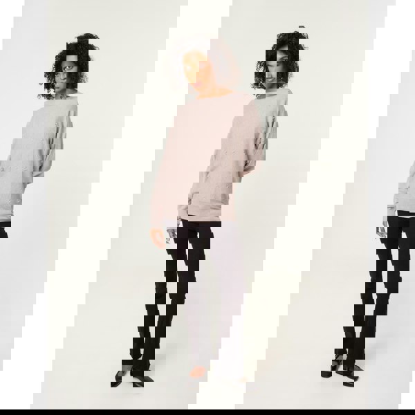 Blue Vanilla Pearl Flower Detailed Soft Touch Jumper