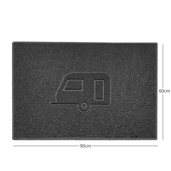 Nicoman "Caravan" Grey Spaghetti Door Mat