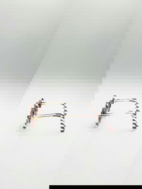 SVNX Diamond Shape Sunglasses in Nude