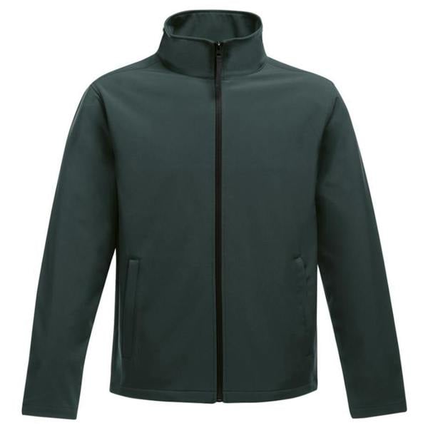 Regatta Standout Mens Ablaze Printable Soft Shell Jacket - Dark Spruce/Black - 