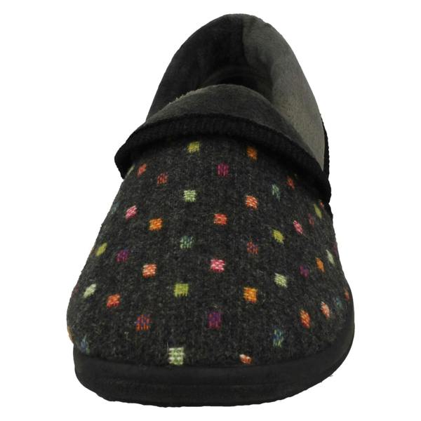 Padders Ladies Padders Wide Fitting Slippers - Mellow